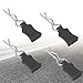Gavigain RC Car Body Shell Clip Pin Fixing Bracket Set Accessory Part for 1/8 1/10 1/12 - Resistant and Easy to Install - Enhance Your Model Car - Multiple Color Options (Black)
