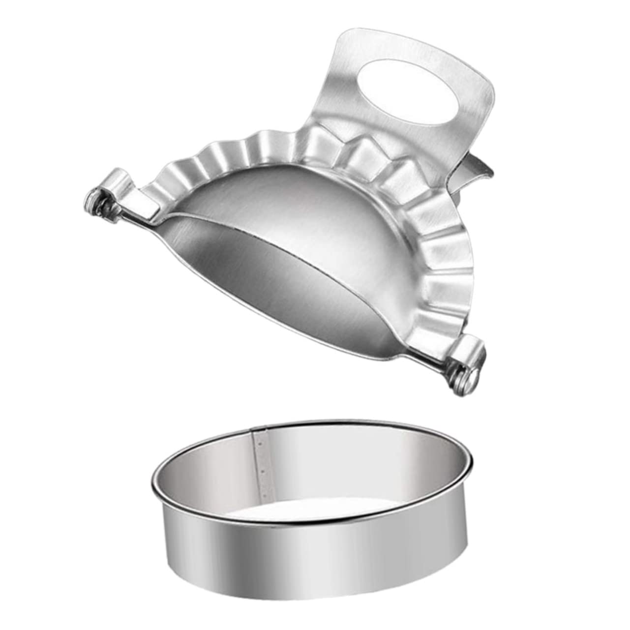 Cabilock 2Pcs Dumpling Dumpling Wrapper Cutter and Press Tool for Homemade Empanadas Ravioli and Fried Dumplings Easy to Clean and Use