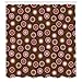 Ambesonne Vintage Shower Curtain, Nostalgic Polka Dots with Large Retro Style Old Fashioned Rounds Graphic, Cloth Fabric Bathroom Decor Set with Hooks, 69