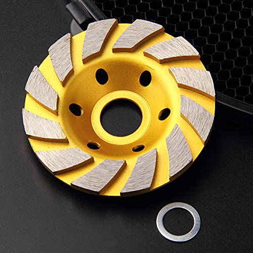 Sansheng 4 Pieces Concrete Grinding Wheel 4 Inch,Diamond Cup Wheel Angle Grinder Wheels Grinding Of Concrete, Granite #TOP5