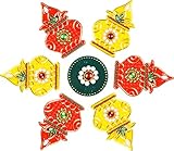 Multicolor Acrylic Diwali Kalash Rangoli | Gift for Home Diwali Floor Stickers Wall Stickers Decorat