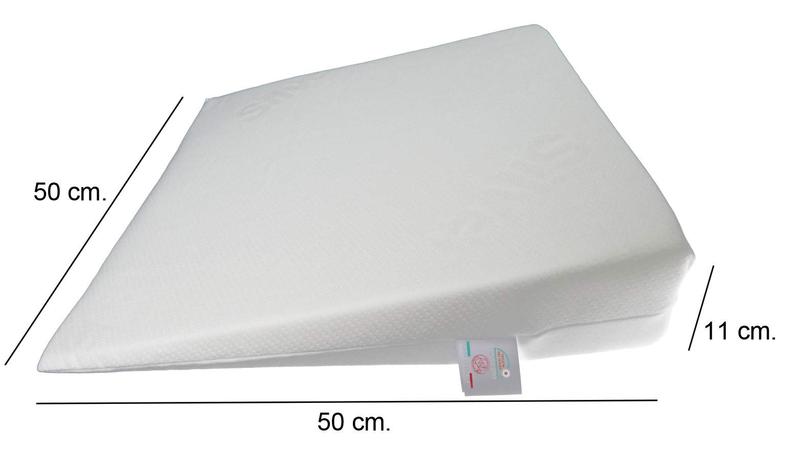 Casatessile Cuneo supporto system cuscino gambe sfoderabile Ortopedico, Ergonomico, Anti Reflusso, per Letto o Divano