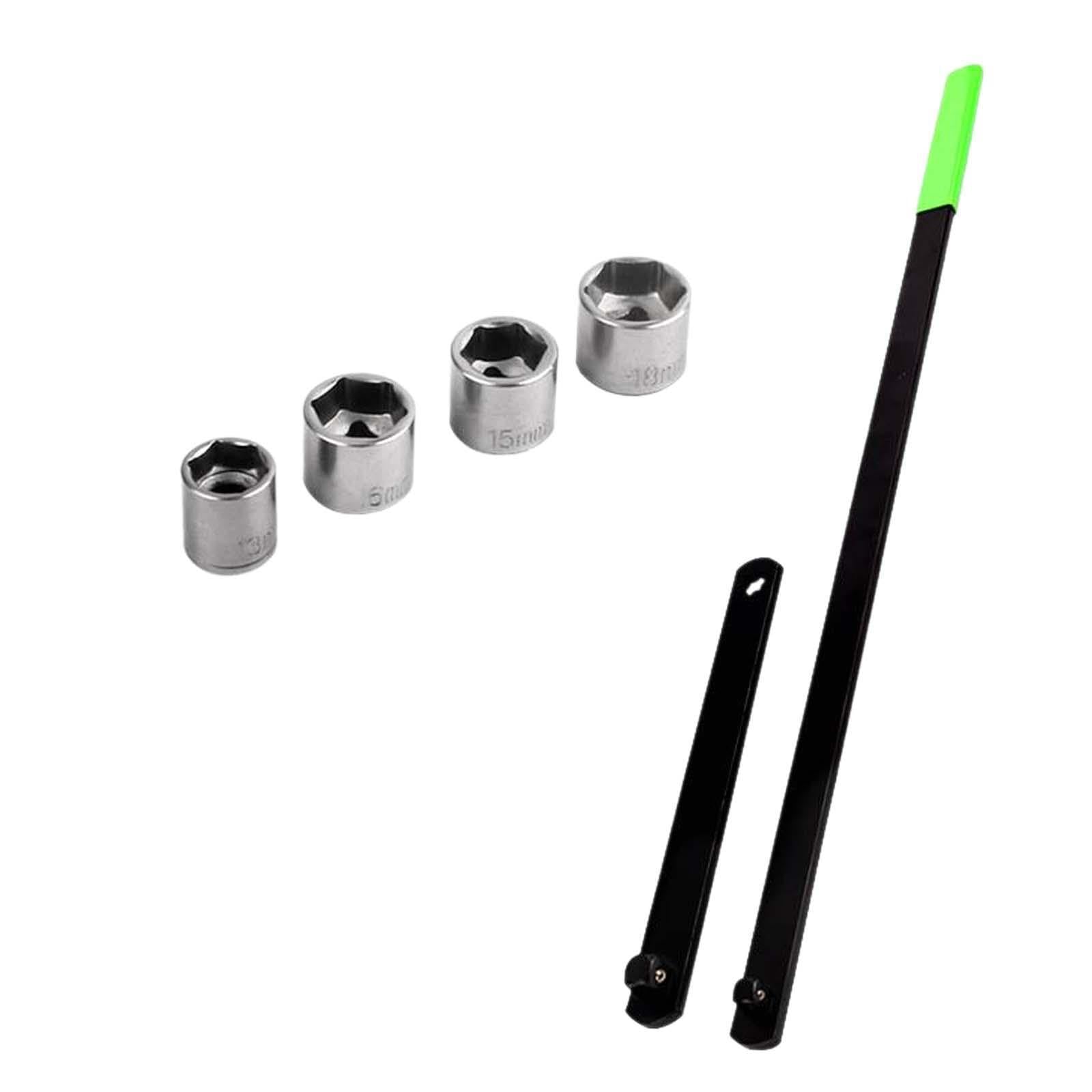 Juego de Herramientas para Correas serpentinas de Acero Robusto y de Alto Rendimiento para vehículos. No se Necesitan Otras Herramientas, 6 Piezas, 575 mm