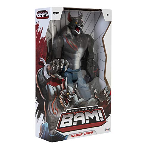 B.a.m! Saber Jaws Monster Action Figure 11 Inches Tall #TOP7