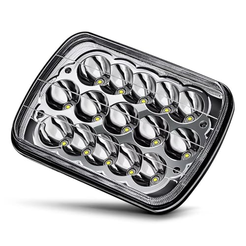 Phare LED 7x6 pouces moto pour remplacer optique H6054 défectueuse