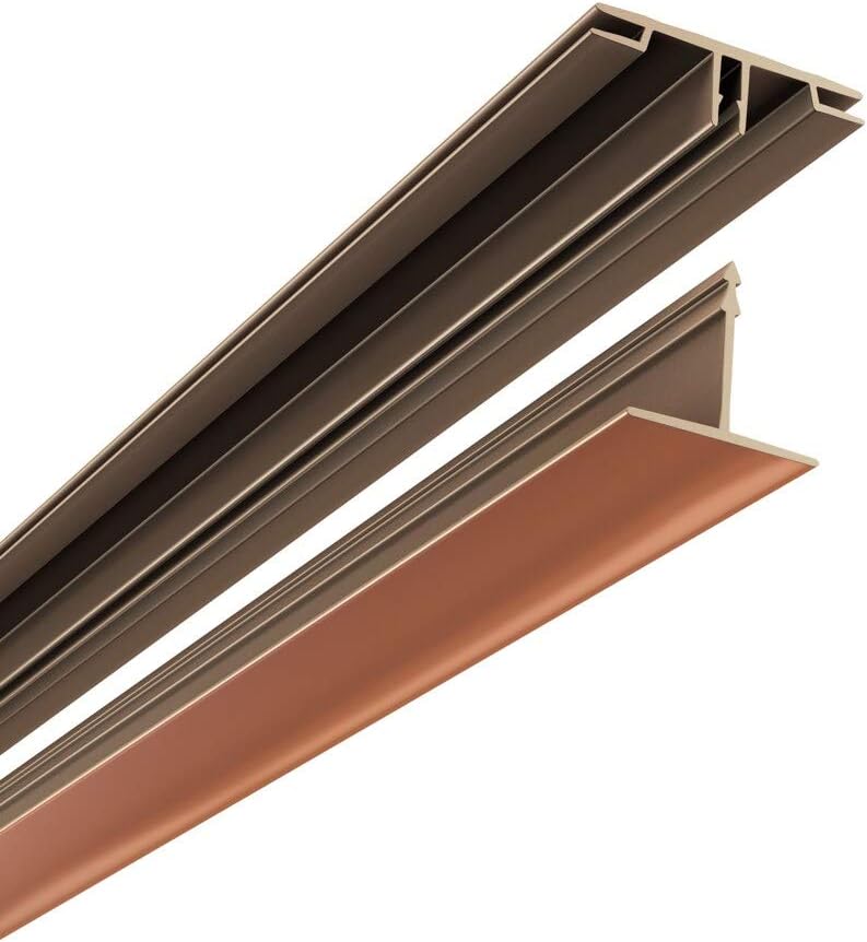 100 Sq. Ft. Polished Copper Surface Mount Ceiling Grid Kit Gold Plastic