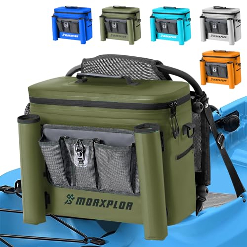 Kayak Cooler,Waterproof Kayak Seat Back Cooler for Kayaking,Kayak Accessories Cooler Bag,Protable Ice Chest,Beach Cooler,Travel Cooler for Camping or Lunch Bag