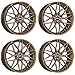 Produktbild 4x Dotz Felgen Suzuka bronze 8.0Jx18 ET45 5x108 kompatibel mit Peugeot 3008 308 5008 508 Partner
