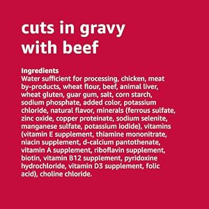 Amazon Basics Wet Dog Food Variety Pack, Country Stew Flavor and Cuts in Gravy with Beef, Made with Natural Ingredients, 13.2oz Cans (Pack of 12) — photo 4 of 6