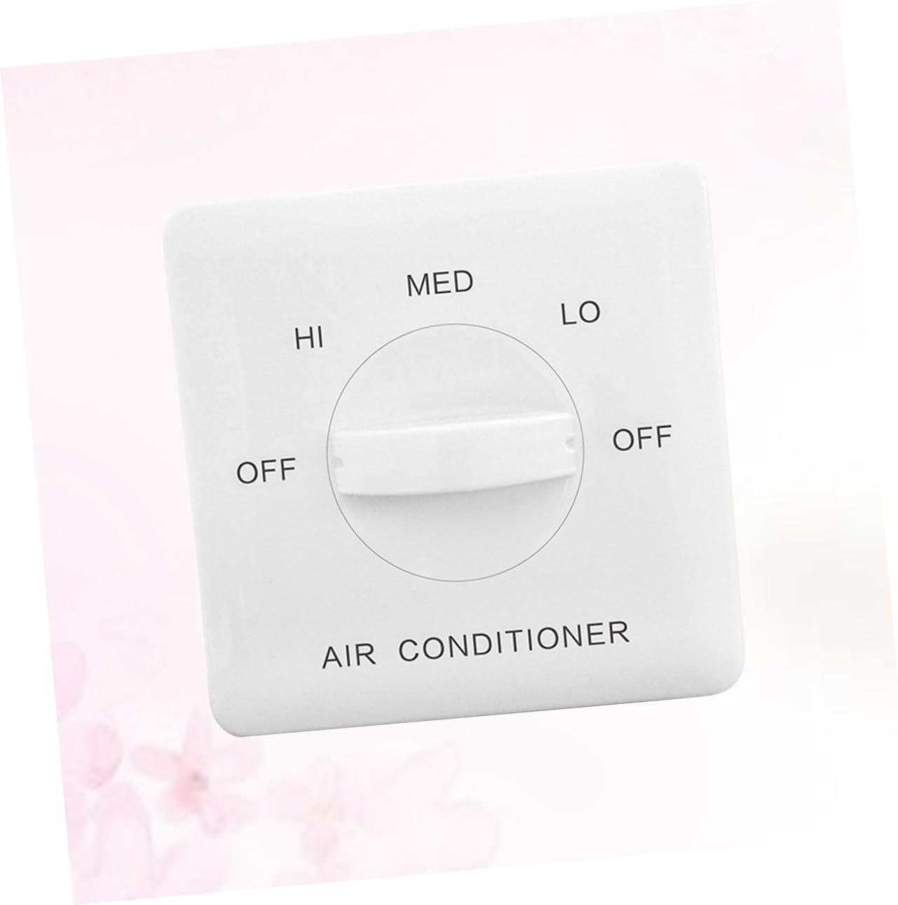 Generic Three-Speed Control Panel Fan for Air Conditioning Fan Coil White Fan Control Speed Switch