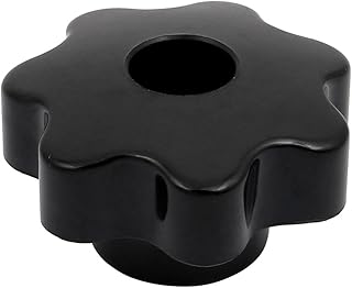 Aexit M12 x Other Mechanical Hardware Accessories 50mm Female Thread Plastic Star Head Clamping Knob Jig Black Model:93as468qo141