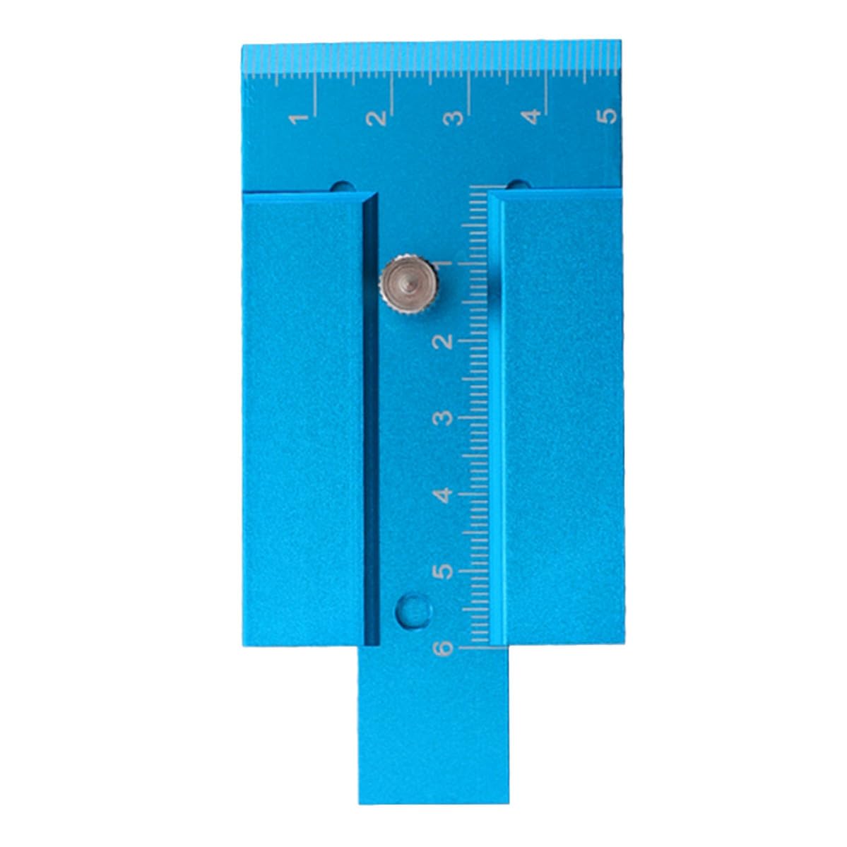FRCOLOR Woodworking Height Gauge Ruler for Carpenter Use Lightweight Aluminium Alloy Screw Fixing Device Table and Trimming Machine Measuring Tool