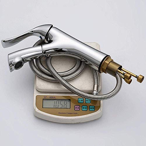 Robinet de lavabo à chaleur froide anti-éclaboussures chrome