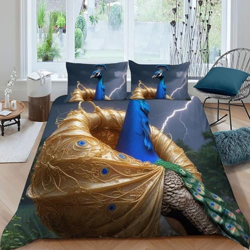 Housse de couette Lightning Phoenix animaux microfibre fermeture éclair - 3