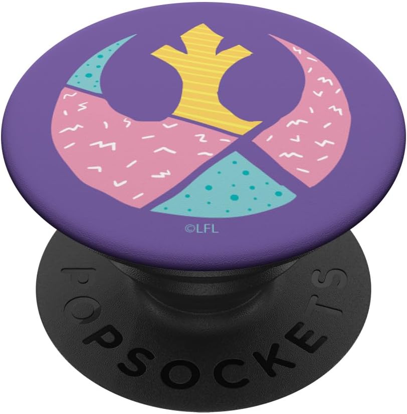 Star Wars Rebel Alliance Icon Purple Pastels PopSockets MagSafe PopGrip for iPhone