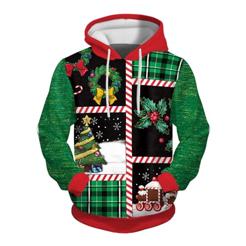 Sweat-shirt à capuche imprimé intégral amusant homme à offrir pour un style original