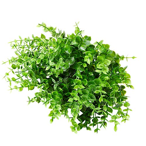 Artbloom 8 Bundles Outdoor Artificial Boxwood Uv Resistant Fake Stems Plants, Faux Plastic Greenery For Indoor Outside Hanging Plants Garden Porch Window Box Home Wedding Farmhouse Décor #TOP4