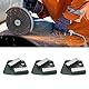 3 Stück Diamant-Schleifschuhe, Diamant-Schleifblock, Zement-Beton-Schleifscheibe, Fächerförmig, 2 Zähne, Langer Streifenzahn, Geeignet für Betonmaschinen