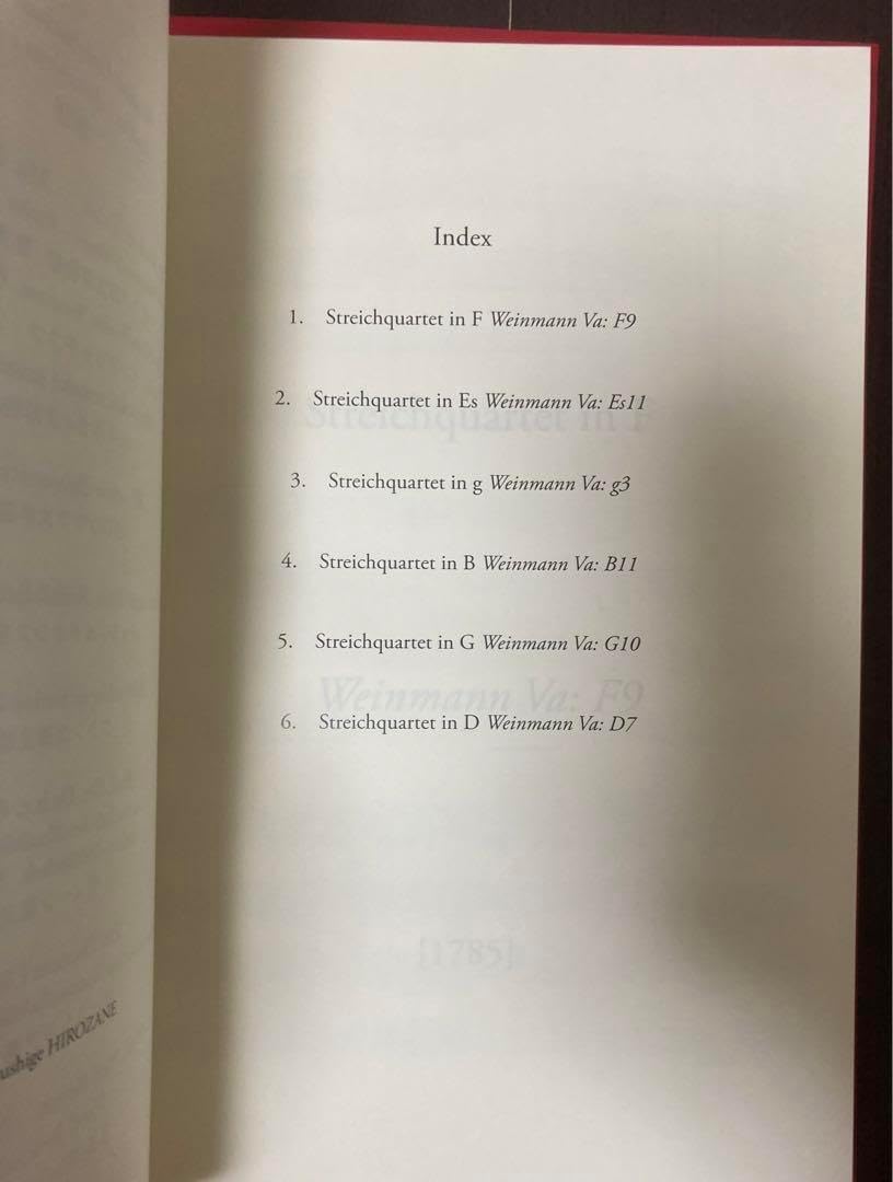 ヴァンハル：弦楽四重奏曲集第１,３巻　〜スタディスコア ヴァンハル：弦楽四重奏曲集第1,3巻 〜スタディスコア 輸入