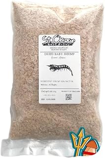 เอ็มเฟรช Tiny Dried White Krill (Acetes Prawns) | Small Low-Salt Prawns for Flavoring | Authentic 300g