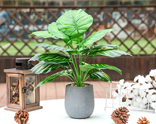 WUKOKU Tall Fake Plants Faux Office Plants Artificial Plants Indoor for Home Kitchen Shelf Farmhouse Decor