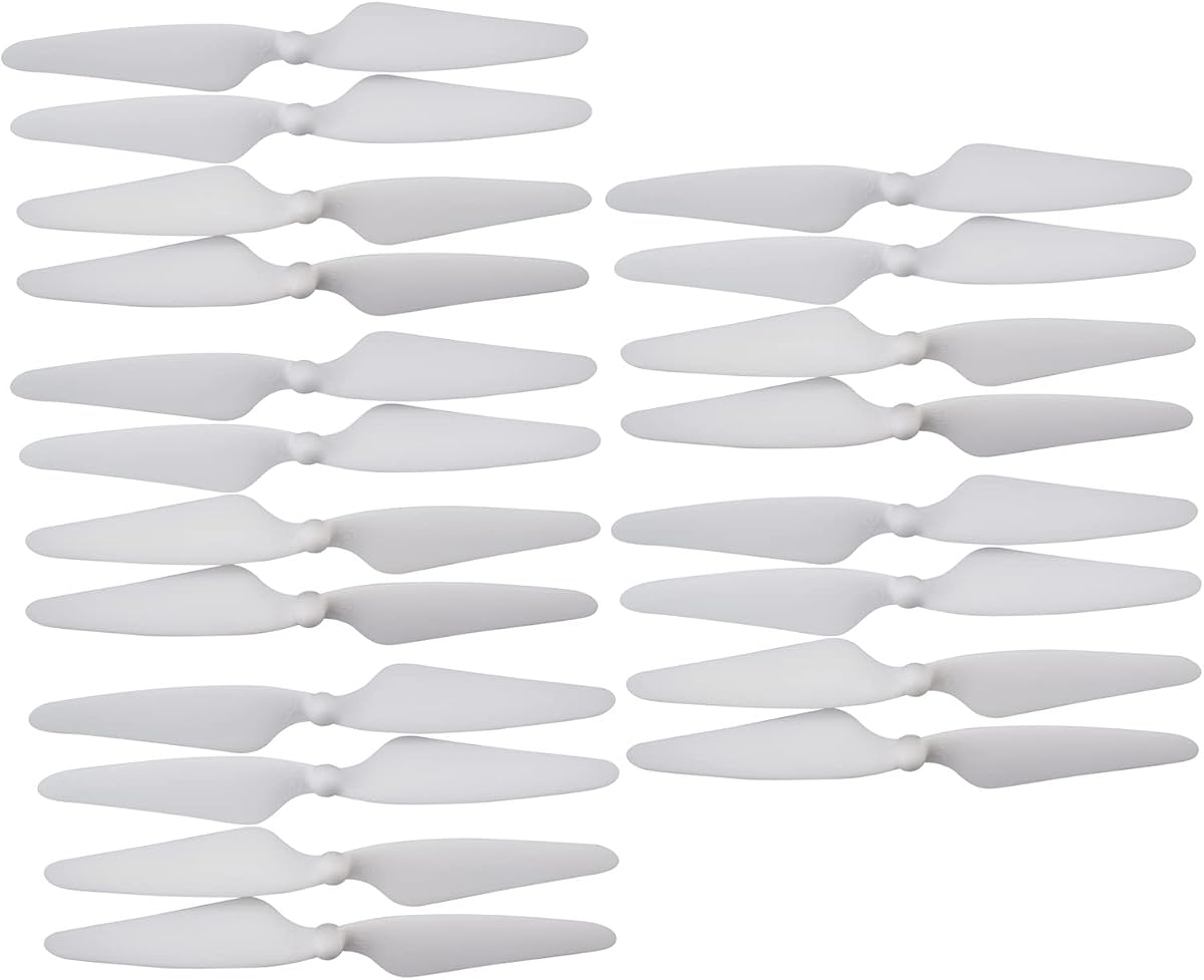 sea jump 20PCS Propeller for Hubsan H501S H501C MJX Bugs 3 PRO B3 PRO HS700 HS700D Brushless Four-axis Aircraft Blade Spare Parts Drone Propeller White