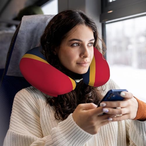 Almohada de espuma viscoelástica para cuello portátil miniatura 6