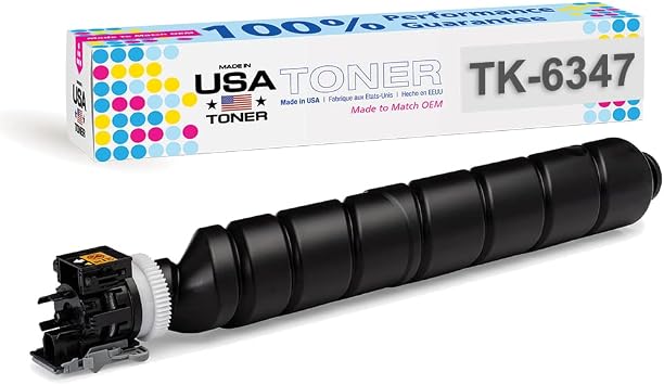 MADE IN USA TONER Compatible Replacement for Kyocera Copystar TK-6347K, Taskalfa 4004i, 5004i, 6004i, 7004i Black, 1 Cartridge