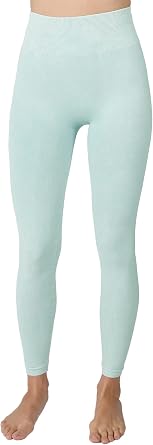 NIKIBIKI Women Seamless Vintage High Waisted Leggings, Made in U.S.A, One Size