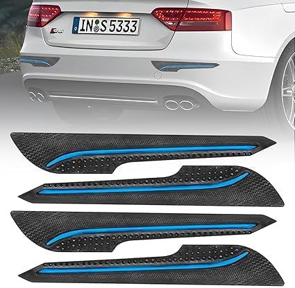Universal Car Bumper Scratch Guard ? Heavy-Duty Rubber Protector Strip for Front & Rear | Anti-Collision Hocky Style Beat