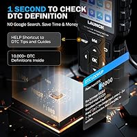LAUNCH OBD2 Diagnosegerät CR529 KFZ Diagenosegerät Felercode auslesen,Auslesegerät Code Reader.MIL ausschalten,Echtzeitdaten und Speicherndaten Zeigen und drücken,O2 Sensor und EVAP Test usw – Ansicht 4