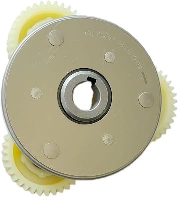 36T Nylon Planetary Gear Clutch Kit for 500W-1000W Left-Outlet E-Bike Hub Motor, E-Bike Motor Replacement Parts, Suitable for Electric Fat Tire Bike, Retro Bike