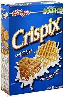 Crispix Corn & Rice Cereal, 12-ounce Boxes (Pack of 3)