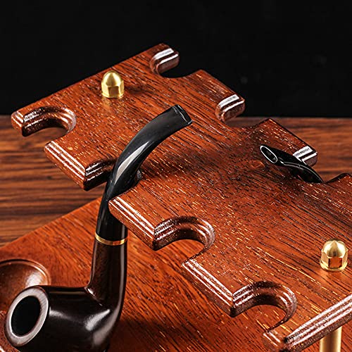 Pipes à tabac support en bois cadeau idéal présentoir de collection - 3