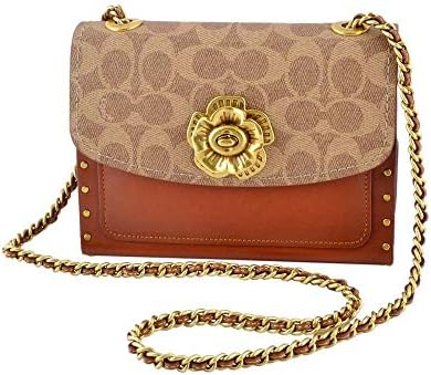 コーチ COACH 30592 B4/RU パーカー18 ティーローズ ターンロック チェーン ショルダーバッグ PARKER 18 SHOULDER BAG [並行輸入品]