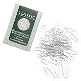 100 silberfarbene Kugelaufhänger von Inge-Glas