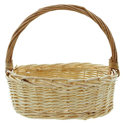 Preisvergleich Produktbild FRANK FLECHTWAREN Ovaler Bügelkorb