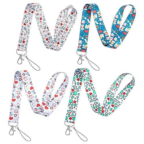 2 Porta Badge Con Cordino AUXSOUL - Per Carte ID E Cellulare, Per Ospedale, Ufficio, Scuola - Foto 4