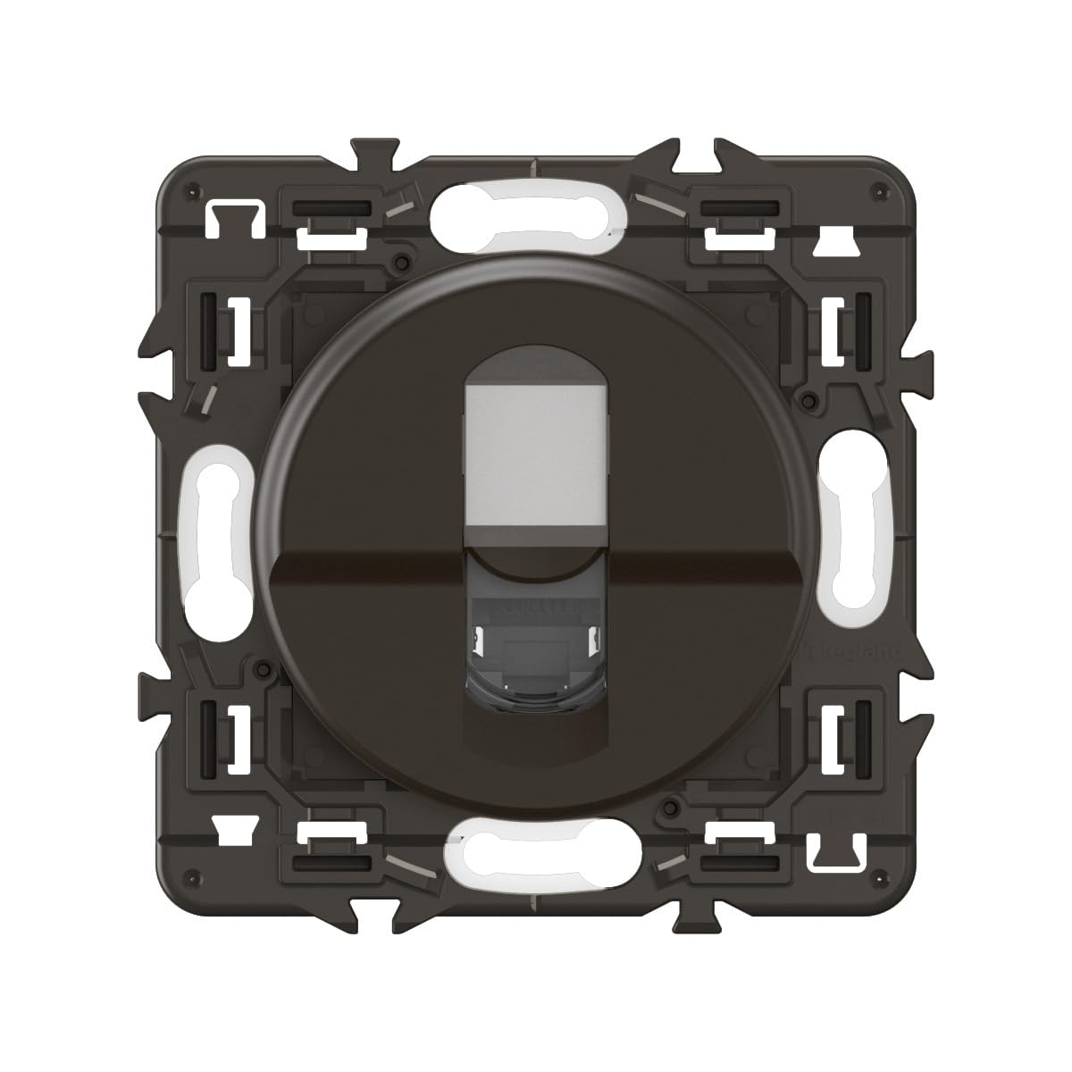 Prise RJ45 Cat. 6 FTP Legrand noire : connectique murale gigabit