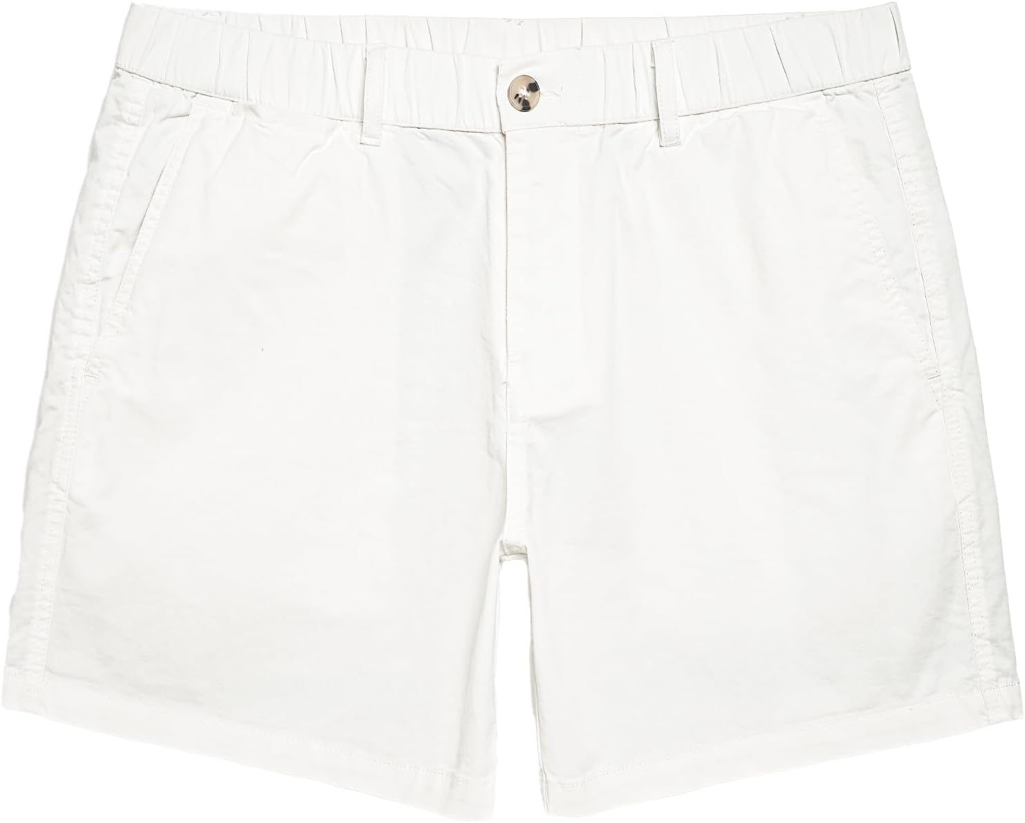 maamgic Men's Classic-fit 5.5" Cotton Casual Shorts Elastic Waistband with Multi-Pocket Daily Wear Walking Summer Outfit