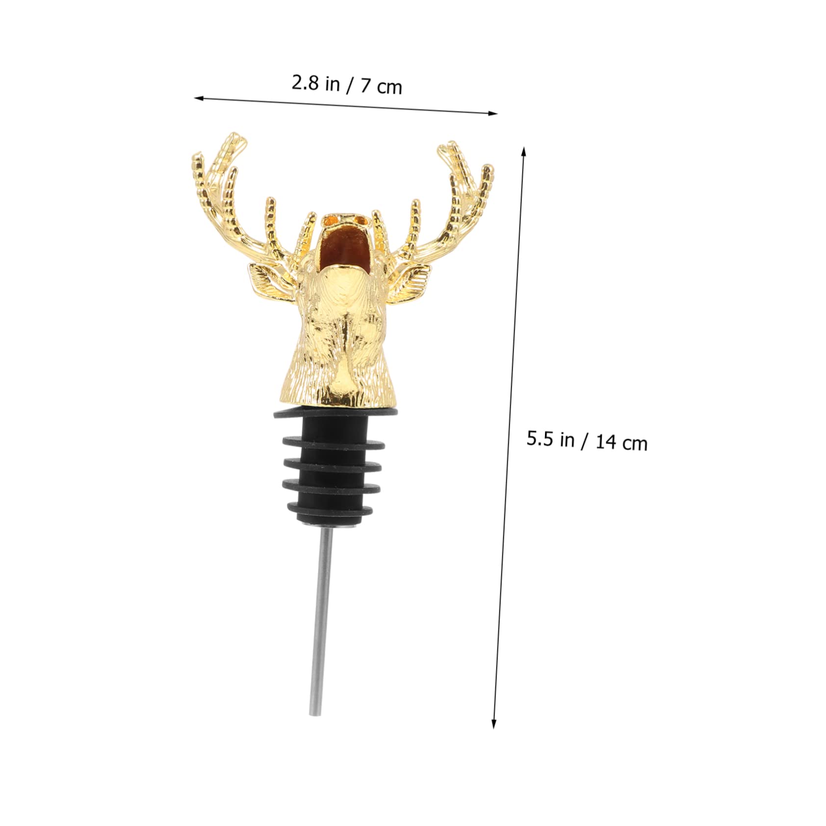 BESTYASH 6 Piezas Tapón para Vino con Vertedor Forma de Sellado para Conservar Accesorio Decorativo para Fiestas y Reuniones