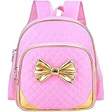 Mysticbags Toddler Preschool Bag Kindergarten Kids Backpack for Little Girls 11 inches Pink