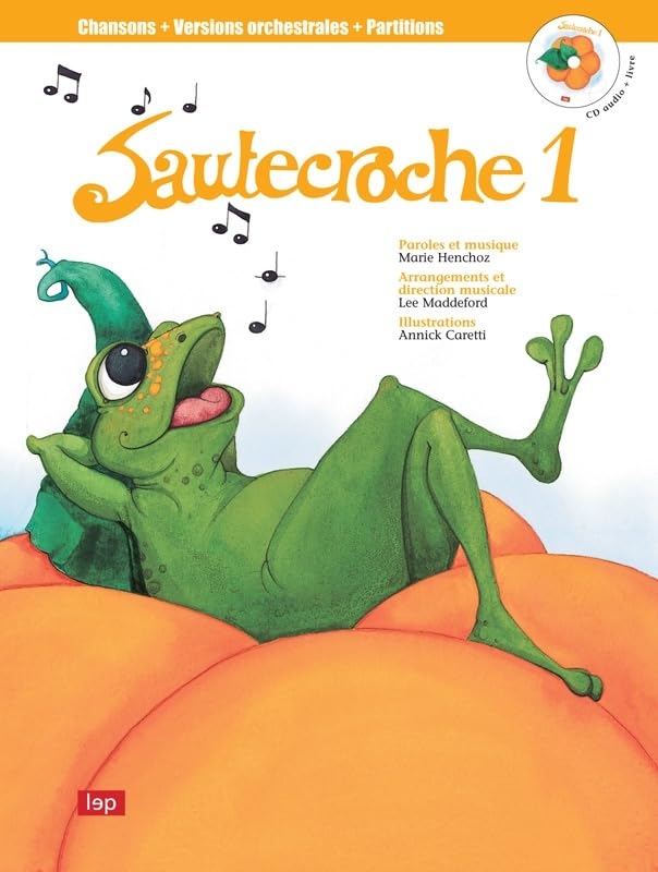 SAUTECROCHE 1 Libro CD de pedagogía musical y canciones didácticas infantiles