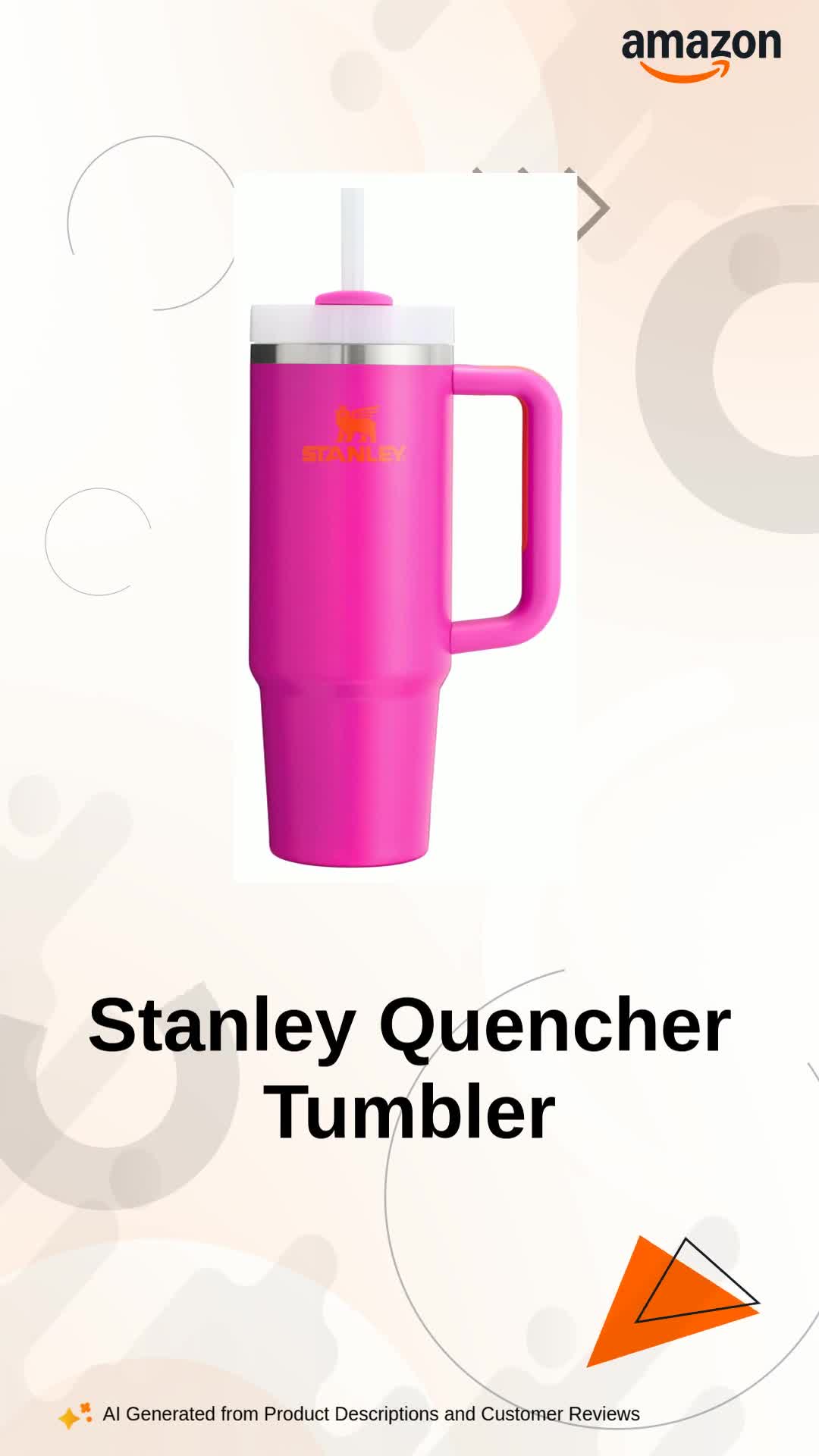 Stanley Quencher H2.0 Tumbler with Handle and Straw 30 oz