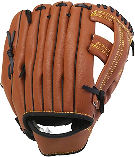 Baseball Glove Sports Batting Gloves Softball Glove For Kids Youth Adult Training And Beginner, Softball Mitt Right Hand Throw, Left Hand Glove (10.5") #TOP1
