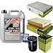 Produktbild QR-PARTS 69374733 Filter Set Inspektionspaket 5 Liter Motoröl Top Tec 4200 5W-30 MANN-FILTER Innenraumfilter Luftfilter Ölfilter