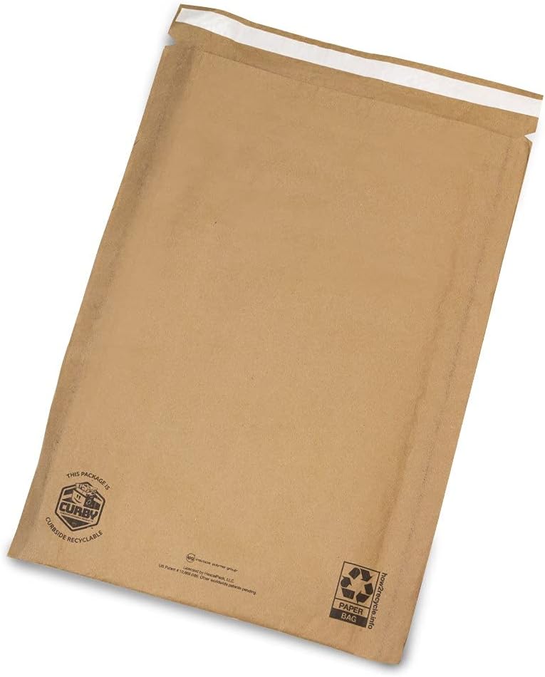 CURBY 100% Curbside Recyclable Mailer, 11.875" x 18.5", 30-Pack, 99322