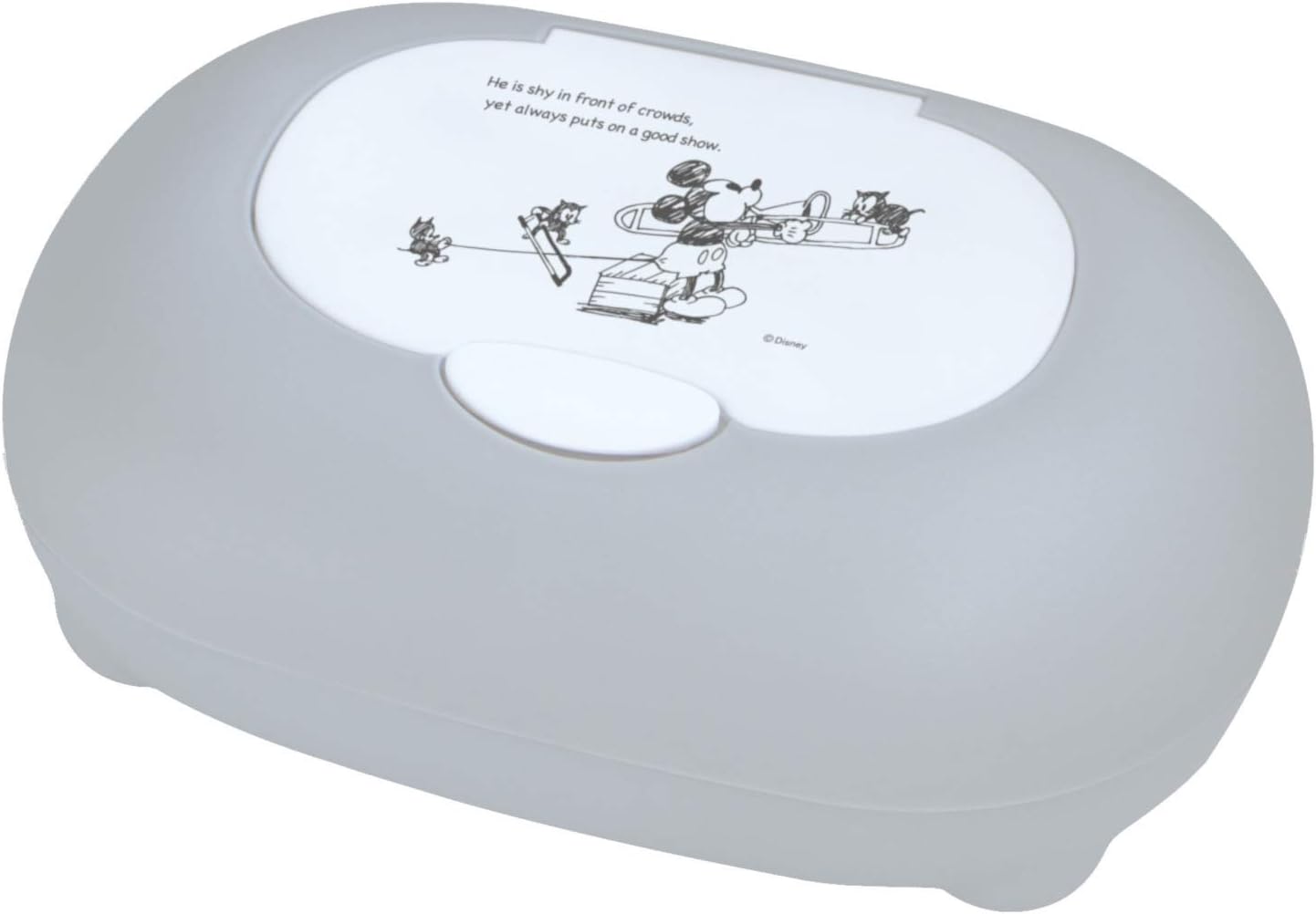 Amazon Co Jp 錦化成 ディズニー ミッキー マウス ウェットティッシュ 除菌シート おしりふき ケース 日本製 Corotto グレー 19 13 7 5cm ホーム キッチン