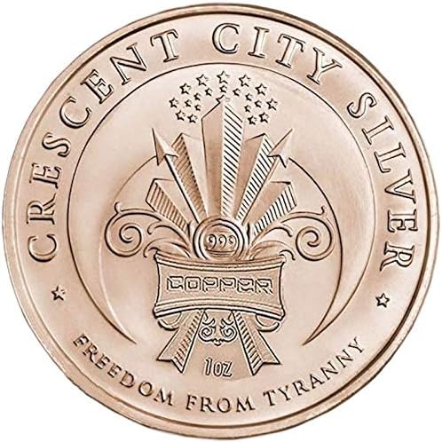 Miniatura 3 de Moneda redonda de cobre puro .999 de 1 oz (esclavitud de la deuda)