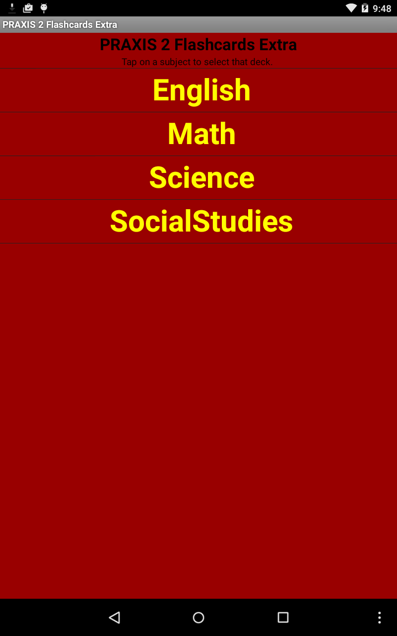 PRAXIS 2 Flashcards for Android